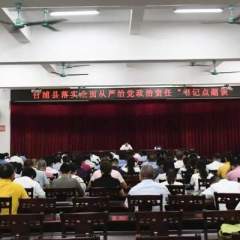 合浦县开展落实全面从严治党政治责任“书记点题谈”活动——谈《在百年党史中汲取前行 ...